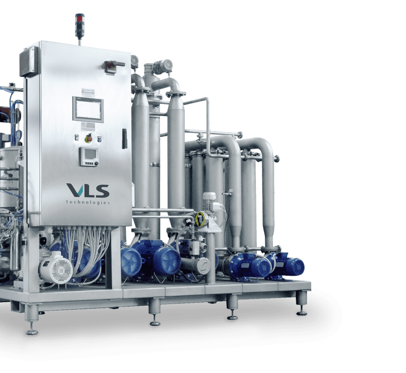 Cross flow filter Filtration equipment for lees VLS Technologies